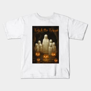 Trick or Treat: The Ghostly Gathering Kids T-Shirt